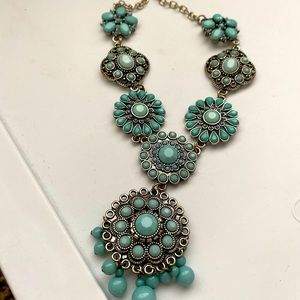 Turquoise Statement Necklace